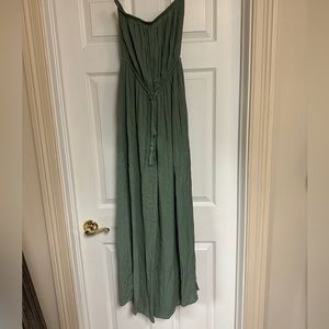 Elan Wide leg strapless jumpsuit